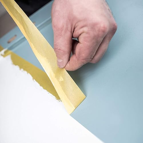 Scley Abdeckband, Kreppband Breite 48mm, Länge 33m, 3 Stück Malerband, Malerkrepp gelb, Klebeband für Malerarbeiten Serie *545*, A0303-450148 - Cheap-Us