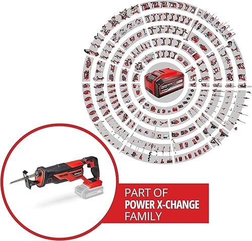 Einhell Akku-Universalsäge TE-AP 18/26 Li-Solo Power X-Change (Li-Ion, 18V, 26 mm Hubhöhe, 18 cm Schnitttiefe in Holz, inkl. Sägeblatt, Lieferung ohne Akku & Ladegerät) - Cheap-Us