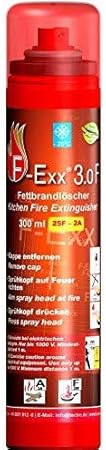 F-Exx 3.0 F - Fettbrand- und Festbrand-Feuerlöscher für Haushalt und Küche (Made in Germany) - Cheap-Us