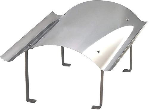 Massive Kaminabdeckung in Edelstahl 500 x 500 mm - Cheap-Us