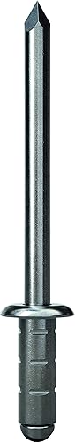 GESIPA | 50x Alu - Blindnieten Ø 5,0 x 12,0mm | Für Materialstärke: 6,0-8,0mm | Nieten in Industrie-Qualität | Kaufe Hohlnieten von den Profis - Cheap-Us