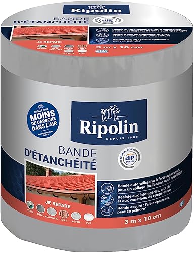 RIPOLIN 648110 Wasserdichtes Band, Grau - Cheap-Us
