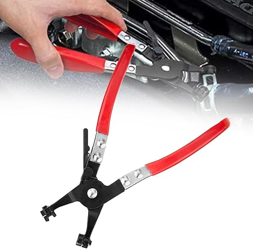 Schlauchklemmenzange Schlauchschellenzange mit Gerader Hals, Installationswerkzeug Auto-Reparatur Werkzeug für Auto-Wasserrohr Ring Type und Schwenkbare Flachbandschellen für KFZ Reparatur Fahrzeug - Cheap-Us
