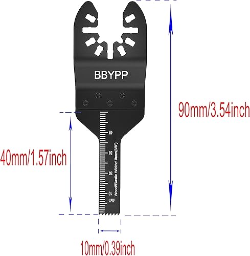 7tlg Fein Multimaster Sägeblätter, Oszillierende Halbrund Sägeblätter, Oszillierende Halbkreis Sägeblatt Multitool Halbkreisförmige für Holz Kunststoff PVC - Cheap-Us