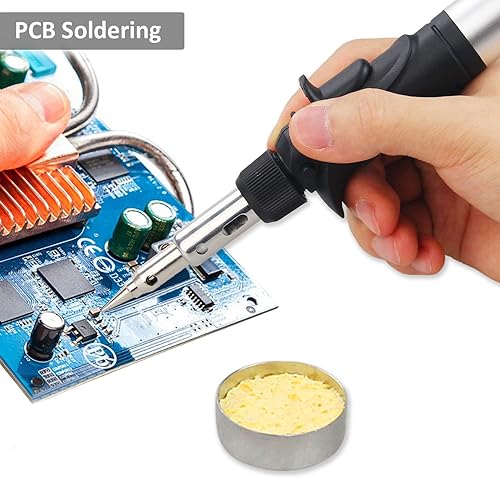FrogBro Entlötpumpe, Nicht verstopfende Solder Sucker, 2 Silikondüsen, 2 Entlötlitze, Hitzebeständig, 0,04 MPa Superabsaugung - Cheap-Us