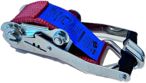 FLEXMO | 4 Stück Spanngurt | 5000kg | 10m Spanngurte mit Ratsche 2 teilig | zweiteilig mit Haken Ratschengurt Zurrgurte rot 50mm 5000 daN 5t Industrie | Qualität von KÖGL - Cheap-Us