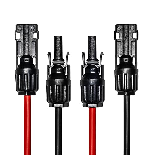 Cansolar 2x Solarkabel 6mm² - 8m - Verlängerungskabel für zuverlässige und flexible Solarverbindungen - Cheap-Us