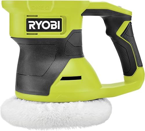 RYOBI 18 V ONE+ Akku-Exzenter-Polierer PRO R18P-0 (Polierteller 125 mm, Schwingkreisdurchmesser 8 mm, Schwingzahl 3000-7500 min⁻¹, ohne Akku und Ladegerät) - Cheap-Us