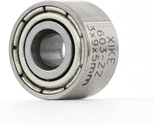XiKe 10 Stück 689ZZ Mini Kugellager 9x17x5mm Chromstahl und Vorgeschmiert, 689-2Z Rillenkugellager mit Doppelter Metalldichtung. - Cheap-Us