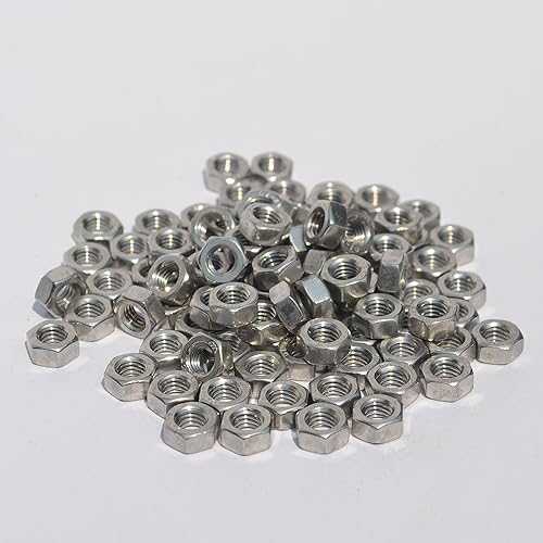 Sechskantmutter M5 Edelstahl 100Stk. Plastikfreiverpackt Schrauben4Life - A2-70, DIN934 Edelstahl, Muttern für Industrie, Garten und Haus (100, M5) - Cheap-Us
