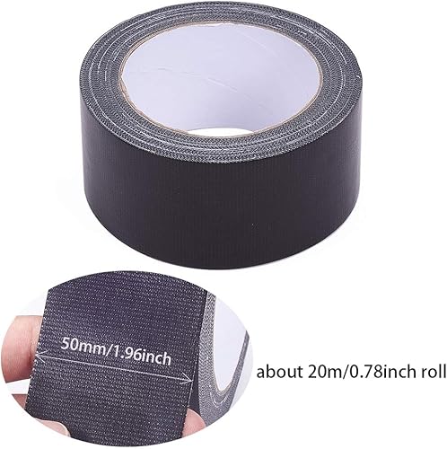 GORGECRAFT 50mm x 20M Buchbinderband Tuch Stoffreparatur Sicheres Tuch Bibliothek Buchscharnier Planatol Reparatur Bastelband Selbstklebend Säurefrei für Buchbinder Scharnier kabel Kabel, Weiß - Cheap-Us