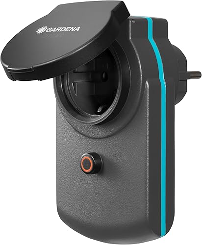 Gardena smart Power Zwischenstecker: Schaltbarer Verbindungsstecker für den Außenbereich zur Einbindung beliebiger Elektrogeräte in das Gardena smart system, z.B. für Pumpen oder Leuchten (19095-20) - Cheap-Us
