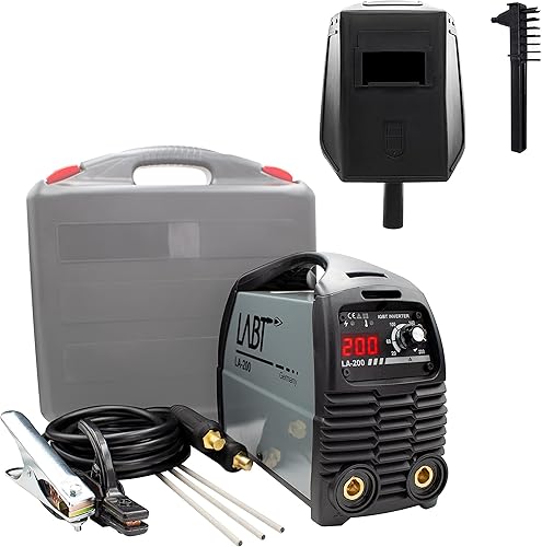 Schweißgerät LABT Power E-Hand Elektroden Schweissgerät IGBT 230V Inverter MMA Starter-Set mit Maske, Bürste, Schweißdioden Hot-Start Anti-Stick ARC-Force (ohne Koffer) - Cheap-Us