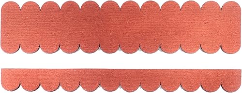 Mini Dachschindeln Rund (41 mm) - 3 Sets - Rot ' 23.435 ', DachschindelDachschindeln, Minidachschindeln, Schindelstreifen, Biberschwanz, Dachdeckung, Schindeln Schindel Dach Bitumen Pappe 1,05 m² - Cheap-Us