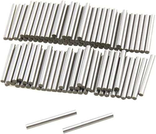 sourcing map Zylinderstifte/Dübelstifte, Edelstahl, 1,75 mm x 15,8 mm, 100 Stück de - Cheap-Us