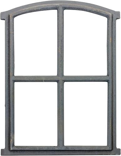 aubaho Fenster grau Stallfenster Eisenfenster Scheunenfenster Eisen 49cm Antik-Stil (k) - Cheap-Us
