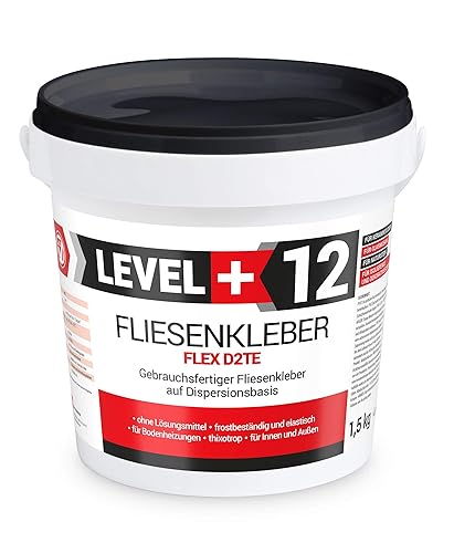 1,5kg Fertig Fliesenkleber Steinkleber Flexmörtel Weiß Innen Außen Dispersions-Kleber RM12 - Cheap-Us