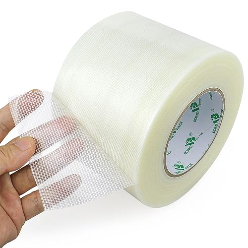 BOMEI PACK [50m x 100mm Panzertape Transparent wasserfest, extreme Panzerband handreißbar Gaffa Tape, Duct Tape - Cheap-Us