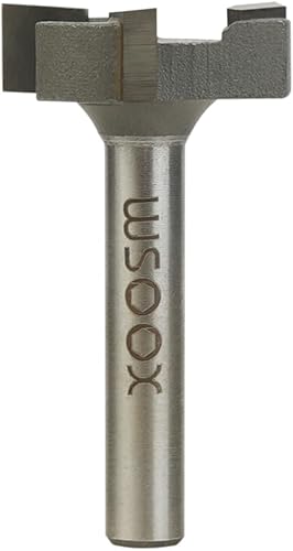 WSOOX 6mm Schaft Planfräser für Oberfräse, 3 Flöten 1 Zoll Schnittdurchmesser, CNC Hobelfräser spoilboard Fräser Abflachfräser Oberflächenbit - Cheap-Us