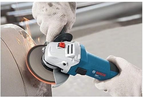 Bosch Professional Winkelschleifer GWS 7-115 E (Scheiben-Ø 115mm, Leistung 720 Watt, inkl. Zusatzhandgriff, Aufnahmeflansch, Schutzhaube, Spannmutter, Zweilochschlüssel) - Cheap-Us