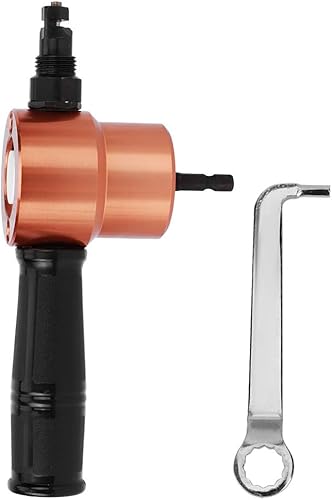 Doppelkopf aus Metall, Knabbermesser, Knabberschneider mit Doppelkopf aus Metall, Werkzeug für Knabbern, Zubehör für Bohrmaschine - Cheap-Us