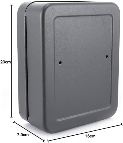 Burg-Wächter Schlüsselbox abschließbar mit Zahlencode, 20 nummerierte Haken, Stahlblech, KC 20 C, Mattschwarz - Cheap-Us