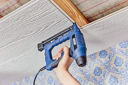 Rapid Elektronagler Nagelpistole EN330, Hochwertiger Nagler für Nägel Typ 8 (18Ga) 15-30 mm im Set mit Rapid Nägel Typ 8, 30mm Stauchkopfnägel 18Ga, 1.000 Stück - Cheap-Us