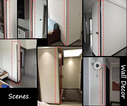 Raouoae Eckschutzprofil 3 Stück Eckschutzkanten Selbstklebend Wand-Eckschutzleiste, 2mm Dicke Aluminium-Eckschutzleiste, Kantenschutzprofil Für Holz Wände/Fliesen Wände (Color : White, Size : 150c - Cheap-Us