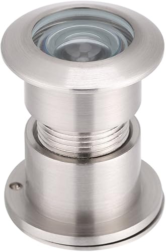 Türspion, 28 Mm Türspion mit Robuster Sichtschutzabdeckung für 35 Mm-60 Mm Türen, Home Office Hotel, Reines Kupfer und Optisches Glas(Silber-) - Cheap-Us