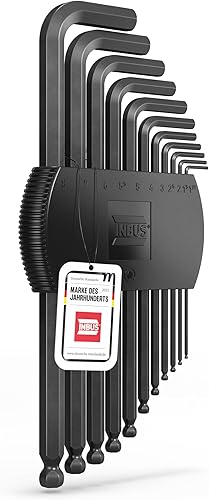 INBUS® 74711 Winkelschraubendreher Set 11tlg, 1.27 – 8mm, mit Kugelkopf — Made in Germany ( Exclusive) - Cheap-Us