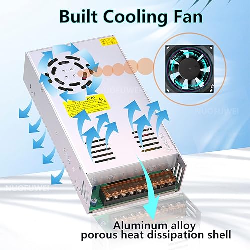 Trafo DC 24V 25A 600W Netzteil Transformator Schalternetzteil 230V AC auf DC Netzteil 24Volt Transformator Industriell Adapter für LED Streifenlicht CCTV Kamera Sicherheitssystem Radio SMPS 110V/220V - Cheap-Us