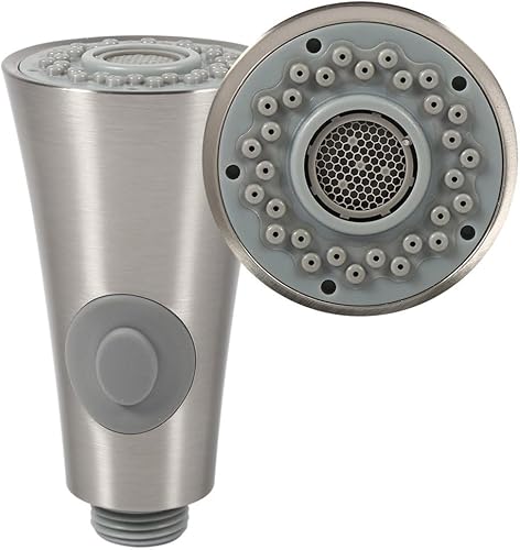 Wasserhahn Ersatz Brausekopf Küchenbrause Geschirrbrause Spray Kopf Bad Küche Pull Out Spray Kopf Ersatzteil Wasser sparen Bubbler Anti Splash Chrom Küchenarmatur Brause Handbrause Chrom Geschirrbrau - Cheap-Us