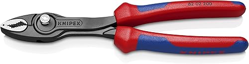 KNIPEX TwinGrip Front- und Seitengreifzange mit Comfort-Griffen grau atramentiert 200 mm 82 02 200 SB - Cheap-Us