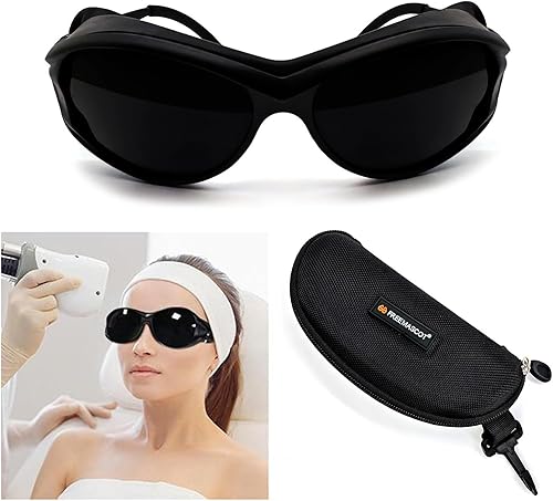 FREEMASCOT Laserschutzbrille 200-2000nm IPL Schutzbrille für Laserschönheit, Laser-Haarentfernung, Rot laser therapie, Sonnenbaden Augenschutz - Cheap-Us