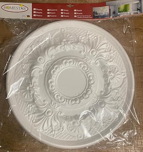 HOMESTAR Stuckrosette / Deckenrosette Ira, Durchmesser 53 cm, 25219 - Cheap-Us