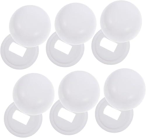 LIFKOME Badezimmer-Upgrades 6 Paar Installationszubehör Für Toilettenschüsseldeckel Toilettenbolzenabdeckungen Bolzenabdeckungen Schraubkappen Für Die Toilettenreparatur - Cheap-Us