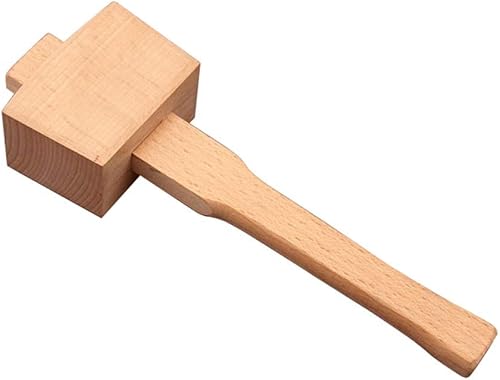 LATRAT 1 Pcs Buche Holzhammer Hammer Professionelle Holzbearbeitung Hammer Holzbearbeitungswerkzeug für DIY Zimmerei Holzbearbeitungswerkzeug 245 mm - Cheap-Us