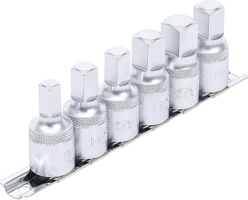 BGS 1016 | Öldienstschlüssel-Satz | 6-tlg. | 12,5 mm (1/2') | Abtrieb Innenvierkant | Öldienst | Ölwechsek | Ölwannenschlüssel - Cheap-Us