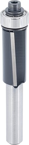 ENT 13460 Bündigfräser HW, Schaft (S) 8 mm, Durchmesser (D) 12,7 mm, NL 25,4 mm, SL 32 mm, mit Achswinkel und mit Kugellager - Cheap-Us