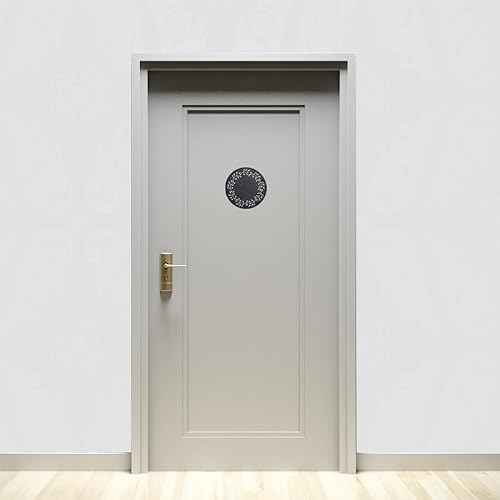 Schild Türschild rund 15cm groß Kreide Vintage Shabby inkl. Klebepunkte verschiedene Schilder zur Auswahl (Bad) - Cheap-Us