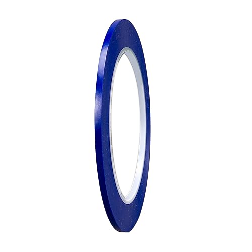 3M Vinyl Klebeband 471+, Konturenband / Markierungsklebeband, blau, 1/8 in x 36 yd /3.17mm, Länge 32.9m - Cheap-Us