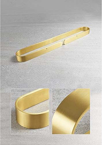 Handtuchhalter Ohne Bohren 40cm Handtuchhalter Gold Selbstklebend Premium Aluminium Bad Handtuchring Badezimmerzubehör für Badezimmer Küche - Cheap-Us