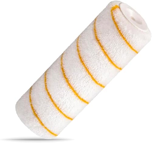 SBS Farbwalze | 25 cm | Florhöhe 12mm | 5 Stück | Farbrolle Malerrolle Malerwalze Gelbfaden Kombiwalze - Cheap-Us