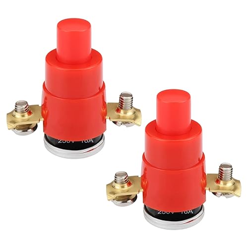 YINETTECH 2 Stück 56°C 250V 16A Thermoschalter Selbstrückstellender Thermoschutzschalter Geeignet Zum Austausch von Kabeltrommeln Kabeltrommel Leistungsschalter - Cheap-Us