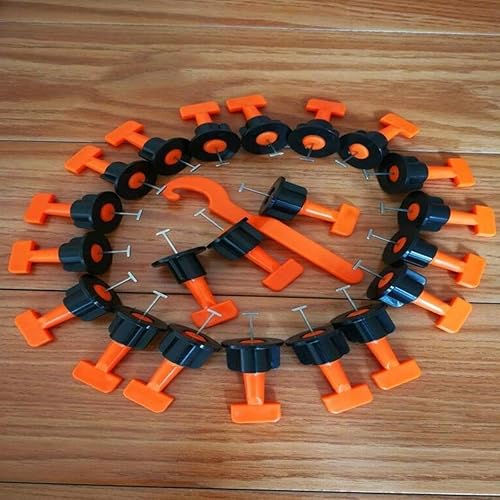 FireAngels 50 Stück Bodenbelag Wand Fliesen Nivelliersystem Kunststoff Clip Verstellbar Locator Spacer Zange Level Wedges Handwerkzeuge - Cheap-Us