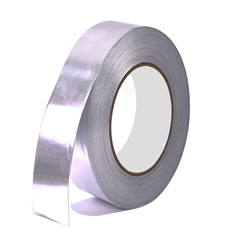 senvenelec 20mm x 50m Aluband Selbstklebend Alu-Klebeband, Hitzebeständiges Alu Klebeband, Geeignet zum Schützen, Abdecken, Isolieren und Reparieren - 1 Pcs. - Cheap-Us