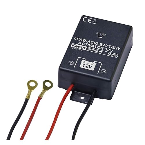 Kemo Bleiakku-Aktivator / Refresher 12 V M202 gegen Ablagerung von Bleisulfat, erhöht die Lebensdauer des Autoakkus, mit LED-Anzeige, elektronische Pflege und Reanimierung eines 12 V Autoakkus - Cheap-Us
