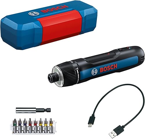 Bosch Professional Akkuschrauber Bosch GO 3 (inkl. 8-teiligem Bit-Set, Bitaufnahme, USB-C-Kabel, Mini-Koffer) - Cheap-Us