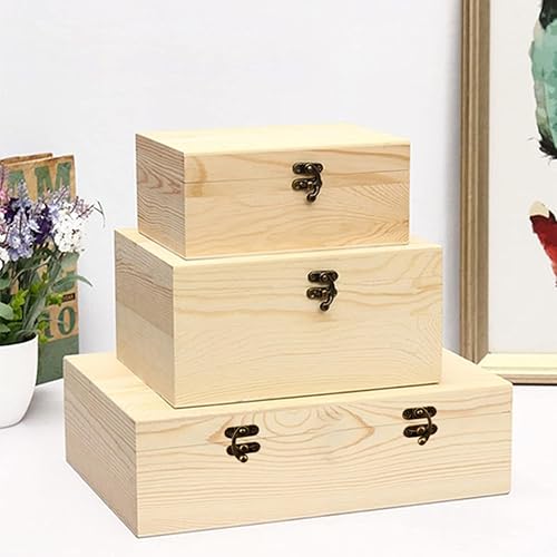 12 Stücke Antike Messing Dekorative Haspe Schmuck Holzkiste Wein Geschenk verschluss mit Schrauben für Schieber Truhen Kisten Dosen(Bronze/Linker Haken) - Cheap-Us