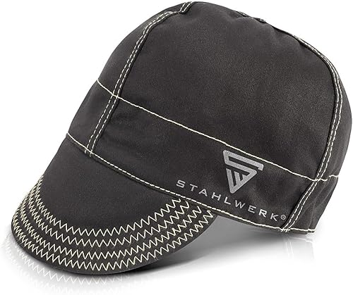 STAHLWERK Schweißkappe | Schweißermütze | Schweißhelm | Schweißhaube | Schweißermaske | flammenhemmende Schweißerschutzkleidung zum Schweißen und Plasmaschneiden - Cheap-Us